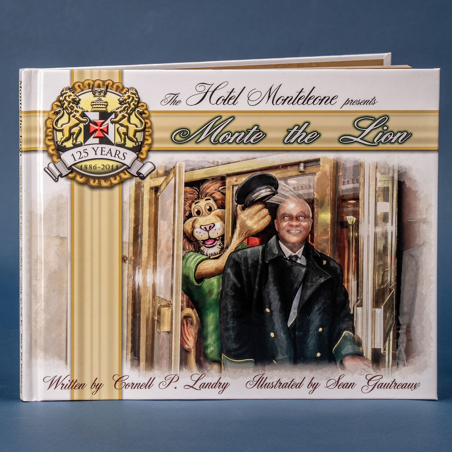 Monte the Lion Children's Hardcover Book
