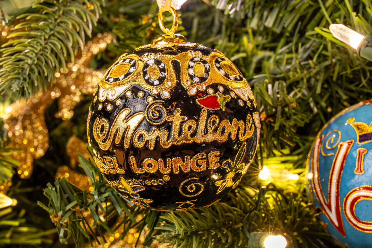 Hotel Monteleone Cloisonne Glass Ornament
