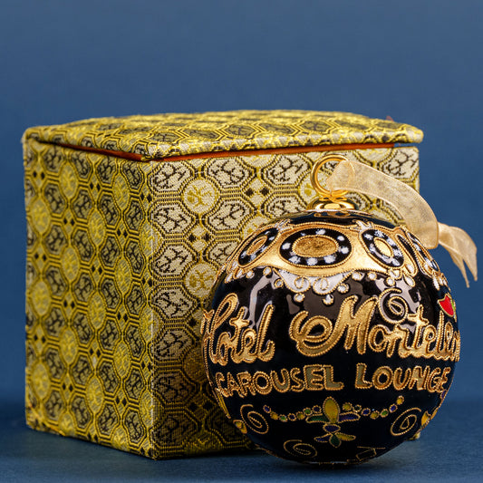 Hotel Monteleone Cloisonne Glass Ornament
