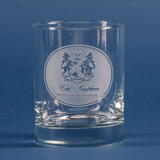 Hotel Monteleone Signature Etched Rocks Glass